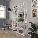 Ver imagem 2 de Kit 2 Estantes para Livros 6 Prateleiras Floripa Espresso Móveis