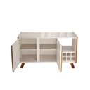 Ver imagem 3 de Buffet Aparador 140cm com Adega 2 Portas 1 Nicho Monaco