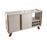Buffet Aparador 140cm com Adega 2 Portas 1 Nicho Monaco  - 2