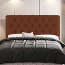 Ver imagem 2 de Cabeceira Cama Box Casal King Size Nice 195cm Suede Terracota - Desk Design