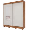 Ver imagem 2 de Guarda Roupa Maragogi 2 Portas Correr Kit Espelho MDF