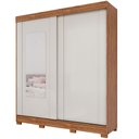 Ver imagem 1 de Guarda Roupa Maragogi 2 Portas Correr Kit Espelho Mdf