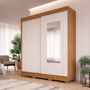 Ver imagem 1 de Guarda Roupa Maragogi 2 Portas Correr Kit Espelho MDF