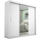 Ver imagem 2 de Guarda Roupa Casal com Espelho 3 Portas de Correr 4 Gavetas Melissa Glass