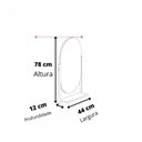 Ver imagem 5 de Gabinete para Banheiro com Cuba e Espelheira 85cm MDF Helsing Espresso Móveis