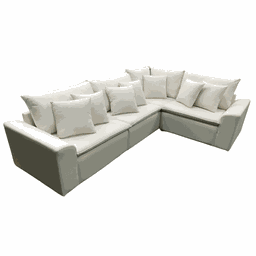 Sofá Modular Riviera Linho Creme - Meu Estofado Sofá Modular Riviera Sala Quarto Recepção Hall Hotel - 6