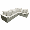 Sofá Modular Riviera Linho Creme - Meu Estofado Sofá Modular Riviera Sala Quarto Recepção Hall Hotel - 6