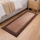 Ver imagem 2 de Tapete para Banheiro Quarto Antiderrapante Dry:marrom/0,50x1,20m