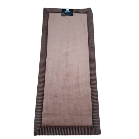 Tapete para Banheiro Quarto Antiderrapante Dry:marrom/0,50x1,20m