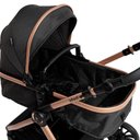 Ver imagem 4 de Carrinho de Bebe Ts Romanzo Duo Preto com Bronze - Infanti