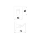 Ver imagem 2 de Cabide Lorenzetti Lorenvogue 2060 C98 Cromado