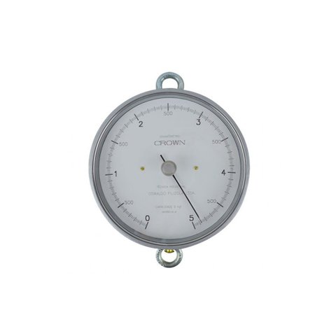Dinamômetro Circular Força Faixa 0 A 1Kg Tração Analógico Alumínio Ar-1 Portátil