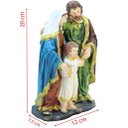 Ver imagem 5 de Presépio Estátuas em Resina Sagrada Família Jesus 20cm