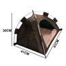 Tenda Casinha Caminha Gato Cachorro Pet Coelho Animais Cama Dobravel Portatil Arranhador Confortavel - 4