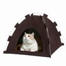 Tenda Casinha Caminha Gato Cachorro Pet Coelho Animais Cama Dobravel Portatil Arranhador Confortavel - 7