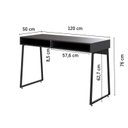 Ver imagem 2 de Escrivaninha Mesa Escritório Industrial Concept CabeCasa MadeiraOriginals