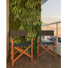 Cadeira para Jardim Estilo Diretor de Cinema Madeira - 4