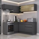 Ver imagem 1 de Armário De Cozinha Completa De Canto Mp2094.895 Preto