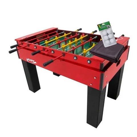 Mesa Pebolim 1050 Klopf + 6 Bolinhas + Capa