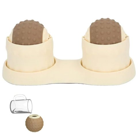 Massageador Muscular Relaxante Pilates Ioga Exercicio Fascite Plantar Acupressao Pes Costas Ombro Pe