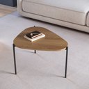 Ver imagem 1 de Mesa de Centro Orgânica 58,5cm Pé Metal 28015 Artesano