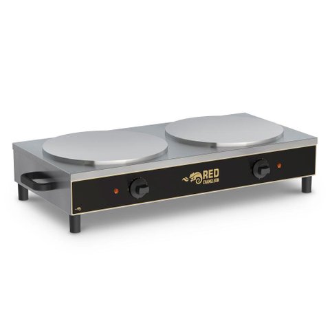 Panquequeira Elétrica Red Chameleon Dupla com Teflon 220v Pde37-2t