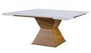 Ver imagem 1 de Mesa de Jantar Quadrada com Aplique no Tampo - Elite-1,50 x 1,50 metros - Requinte Salas