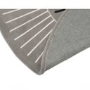 Ver imagem 2 de Tapete Redondo Estampa Leão Cinza Diametro 1,20