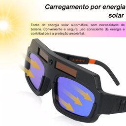 Oculos de Solda Solar Epi Automatico Anti Reflexo Proteçao Escurecimento Uv Haste Regulavel Soldador - 7
