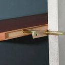 Ver imagem 6 de Kit 6un Suporte Interno Prateleira Fixação Invisível T 25cm