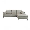 Ver imagem 1 de Sofá de Couro Asti 2 Lugares com Chaise Direita Avelã - Mempra Design