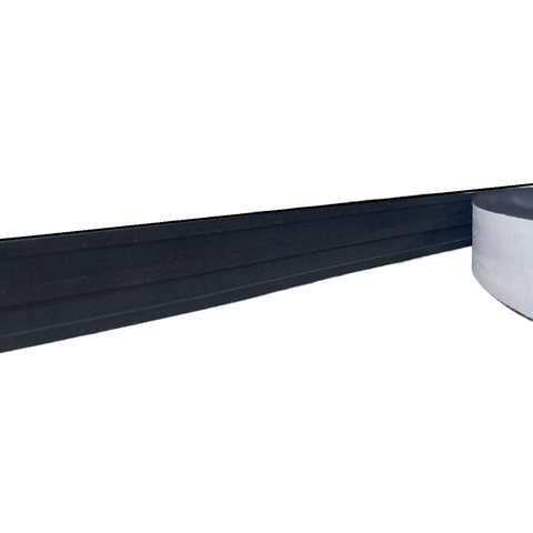 Moldura Roda Meio Eva Autocolante Marte 3,5cmx5mm 15 Metros - Preto