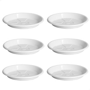 Kit 6 Pratos para Vaso Redondo Suporte para Planta 40x4cm