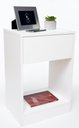 Ver imagem 2 de Kit 2 Mesas De Cabeceira Superior OFF WHITE 60x50 enviamos montado