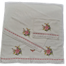 Jogo de Toalha Bordada de Banho Rosto e Lavabo 3 Peças com lindas Rosas. Estampa: Ramalhete de Flore - 2
