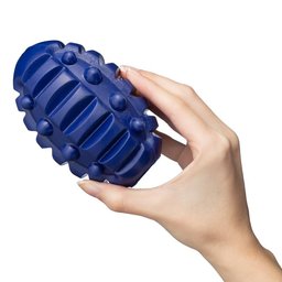 Brinquedo Hercules Barril Porta Petisco Snax Bacon Azul Cães - 6 Brinquedo Hercules Barril Porta Petisco Snax Bacon Azul Cães - 6