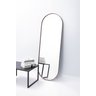 Espelho Decorativo Grande Oval com Moldura Metal Corpo Inteiro 170 X 70 Cm Industrial - 2