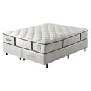 Ver imagem 2 de Cama Box Conjugado King com Colchão (193x69x203) Veneza Ii Gazin Cr35310 Branco