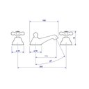 Ver imagem 2 de Misturador Lavatório Mesa Bica Baixa Deca Belle Epoque Cromado - 1875c52 1875.c52