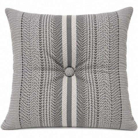 Almofadas com Botão para Sofás e Camas Decorativas un. Diversas Cores Macias:Listrada