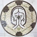 Ver imagem 1 de Mandala Indiana Piso Mosaico Meditação 150cm