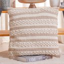 Ver imagem 3 de Capa de Almofada Native New Decorativa Macramê 45x45cm Cairo