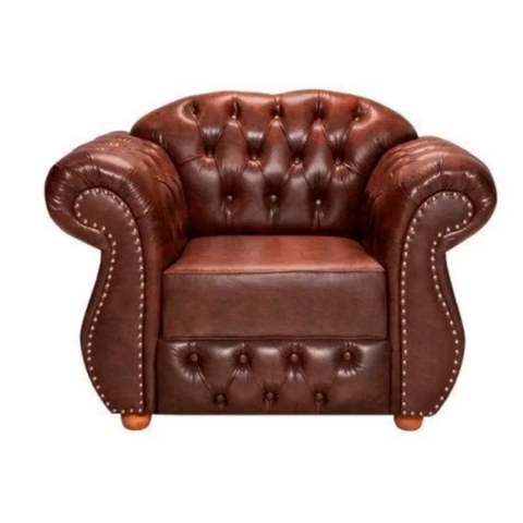 POLTRONA CHESTERFIELD MERLO CORANO MARROM