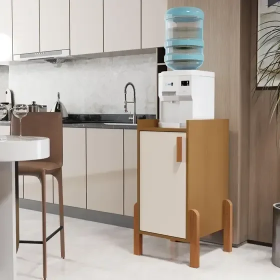 Armário Balcão Suporte Bebedouro Água Cozinha Multiuso Lavanderia Retrô 1 Porta Poseidon - 2