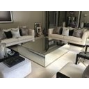 Ver imagem 2 de Mesa de Centro Espelhada Lapidada 70x40x20 Cm