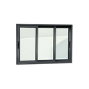 Ver imagem 1 de Janela Alumínio Elite 3 Folhas Moveis 1/3 100 x 200 V.Liso Preto Brimak