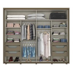 Guarda Roupa Casal Dallas Duna Off White - Henn - 6