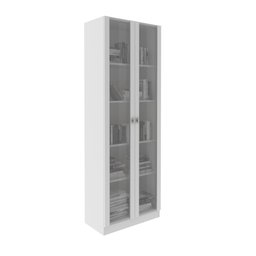 Kit 2 Armários para Escritório 2 Portas de Vidro ME4115  - 3