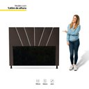 Ver imagem 2 de Cabeceira Cama Box Casal King Size Dallas 195cm Marrom