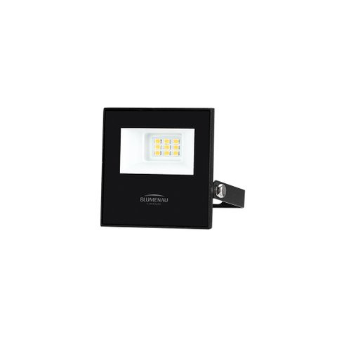 Refletor Blumenau Led Play 10w Preto Bivolt 3000k Luz Amarela